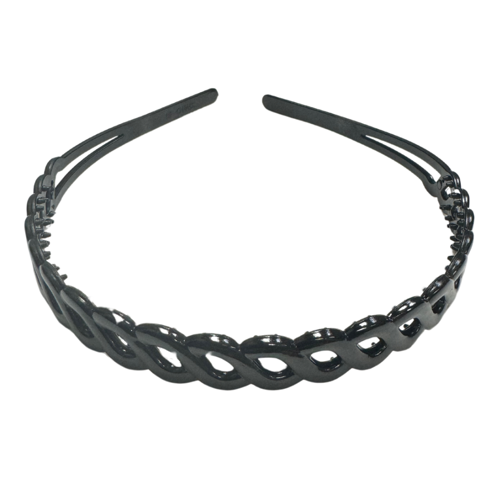 Diademas negras económicas paquete x12 (105-13)