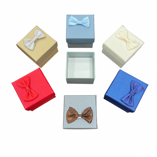 Cajas de cartón 5x5cm para anillo x24 unidades(89A-45)