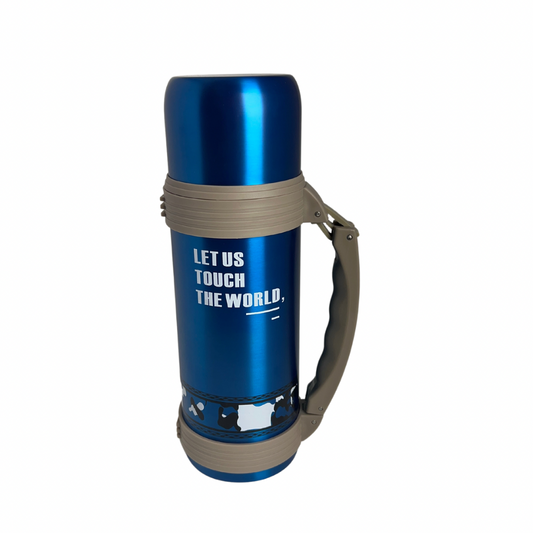 Termo c/agarradera Azul de 1200ml FRIO O CALIENTE (25F-3)