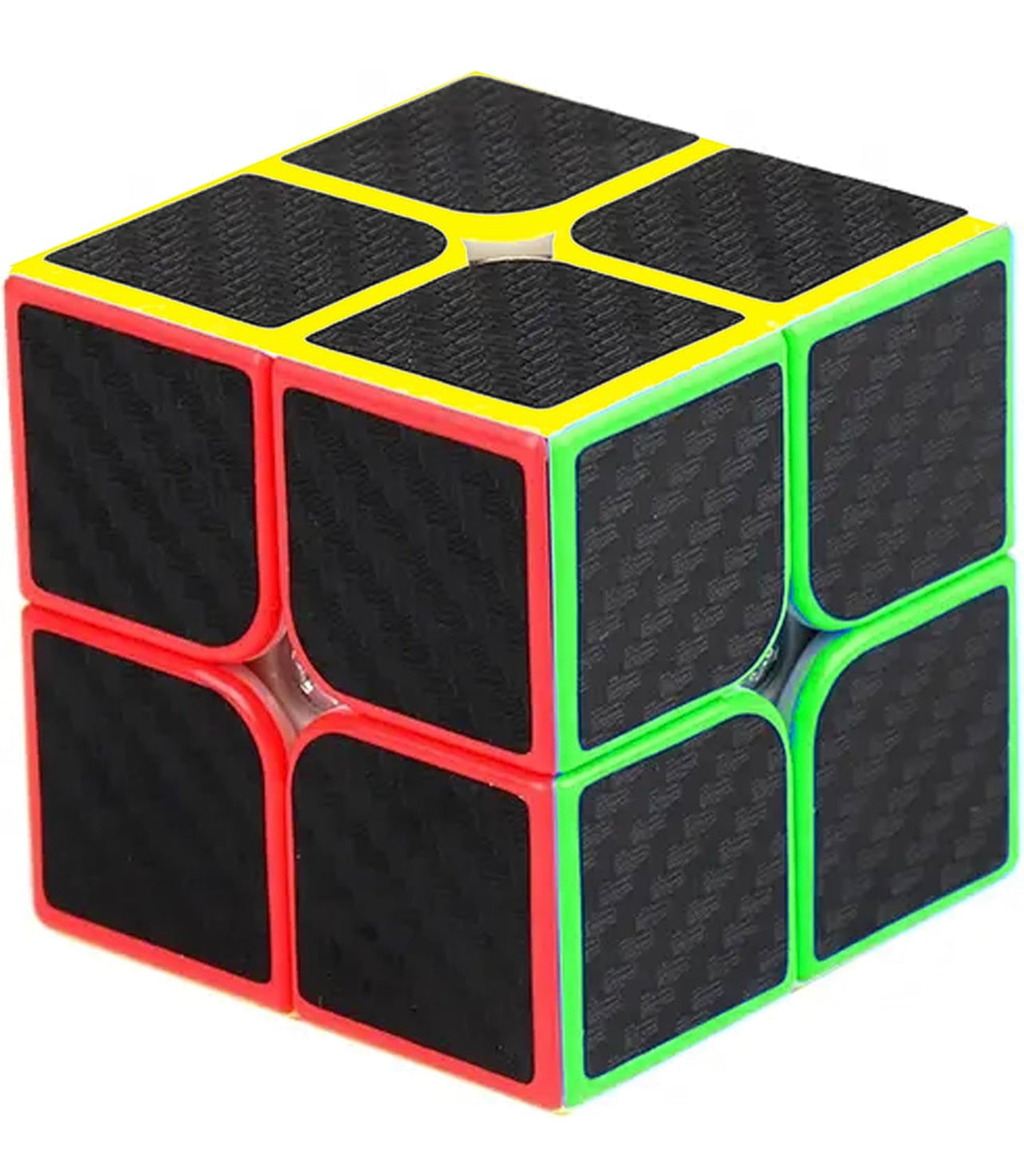 Cubo Rubik 2x2 QY Fibra de Carbon (71G-40)