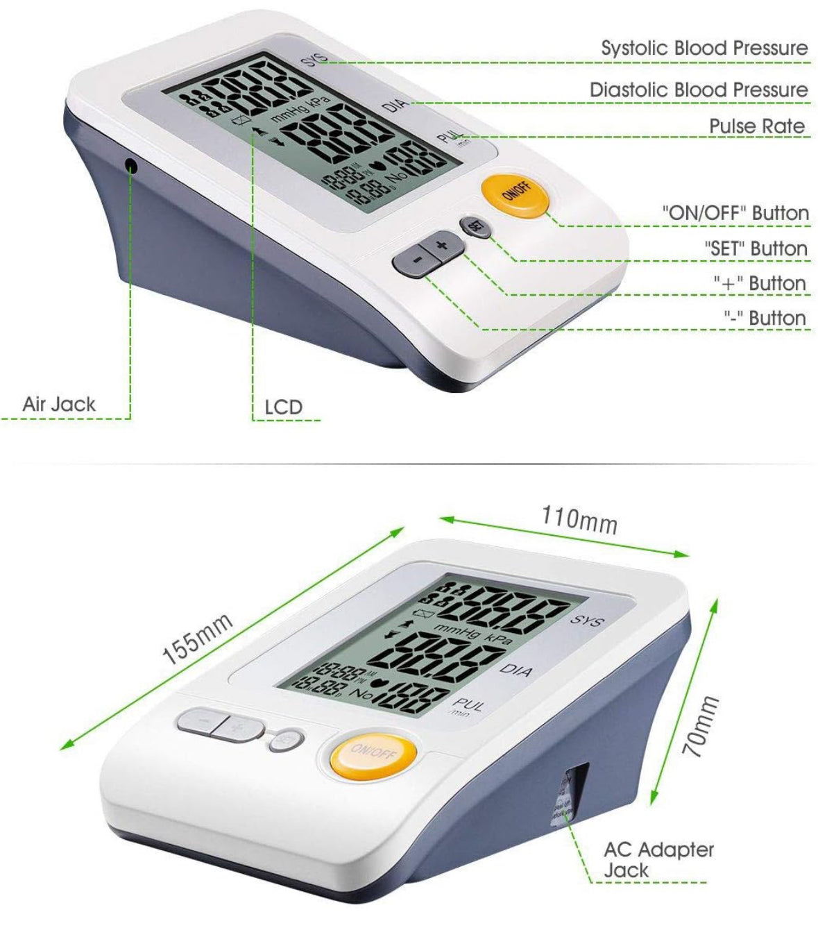 Tensiometro Digital BP-103H (99E-12)