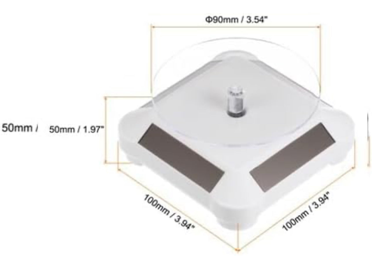 Exhibidor giratorio solar de colores (RS-002)