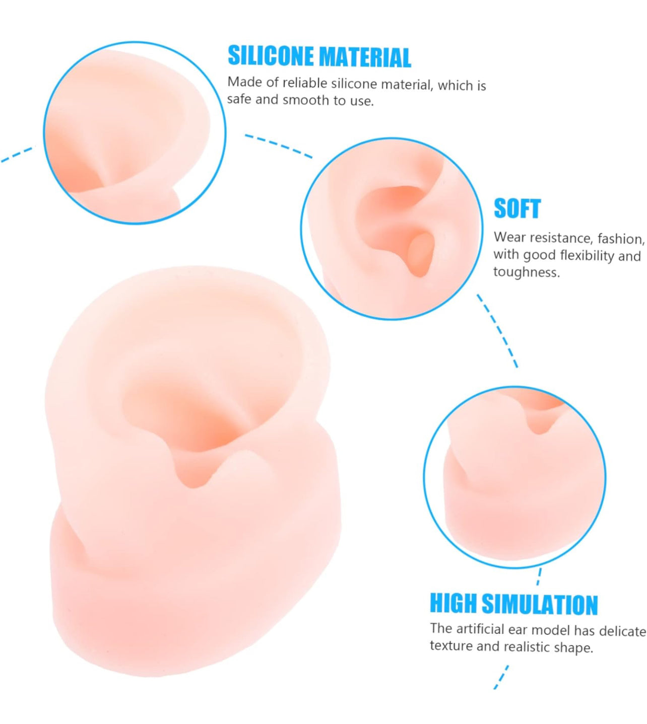 Exhibidor de silicon para aretes el par (81F-24)