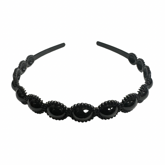 Diademas negras económicas paquete x12 (105-18)