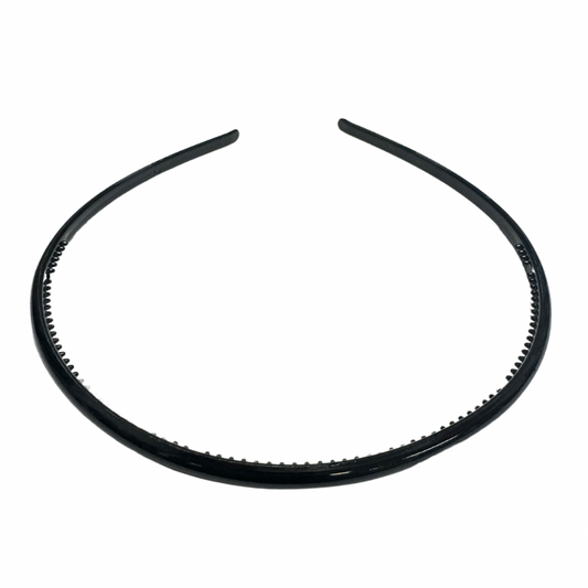 Diademas negras económicas 0.5cm ancho paquete x12 (105-26)