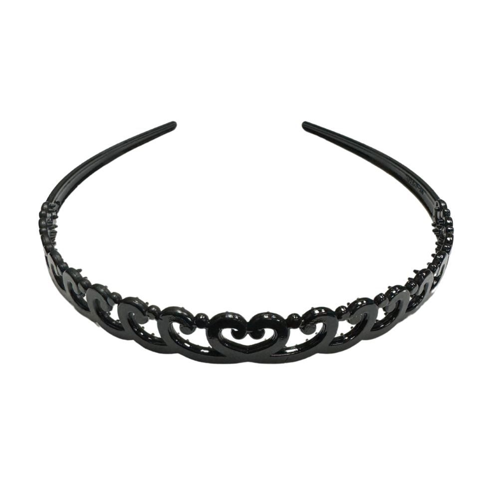 Diademas negras económicas paquete x12 (105-20)