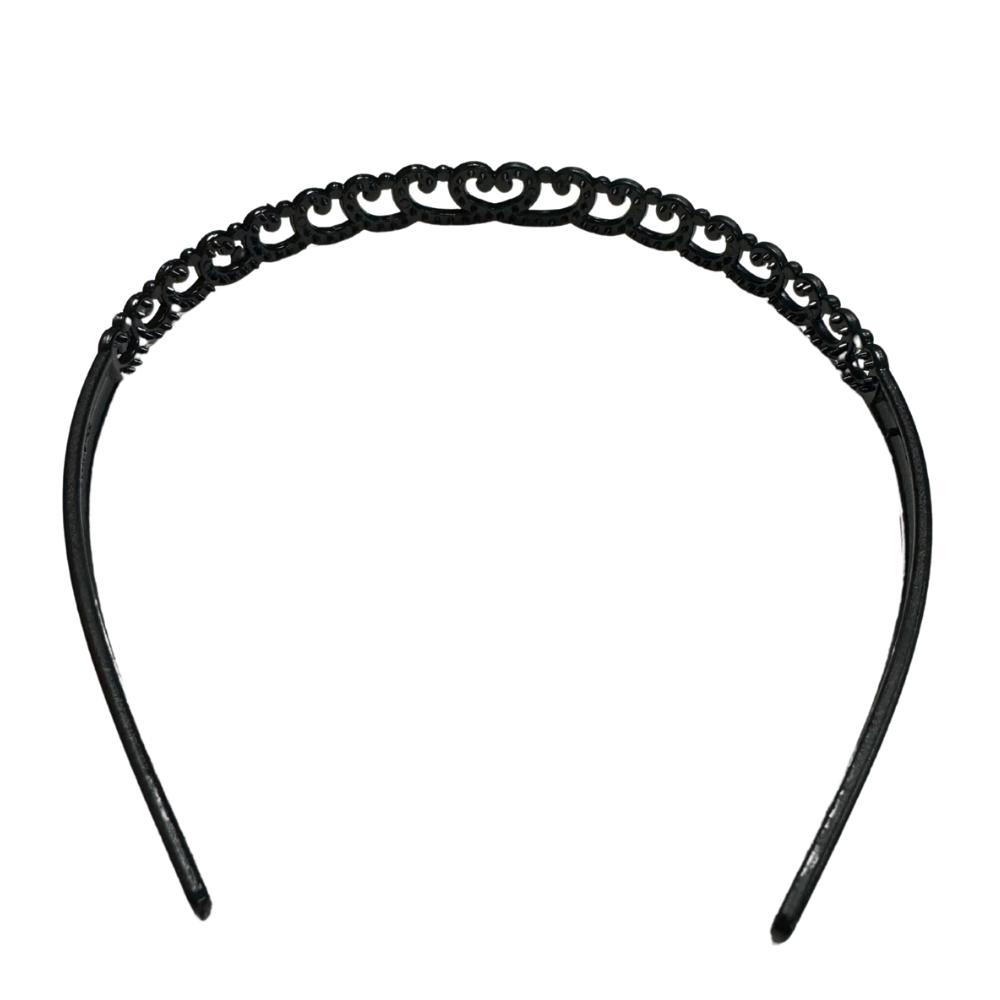 Diademas negras económicas paquete x12 (105-20)