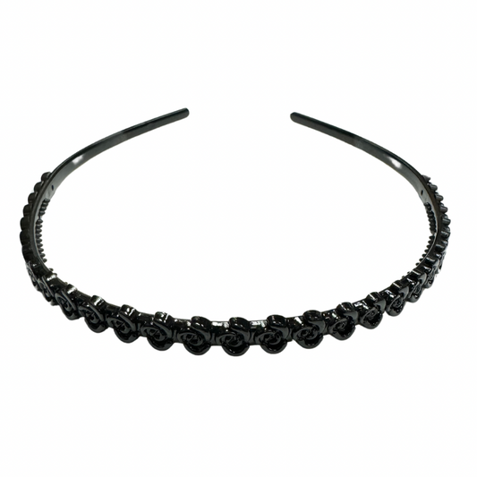 Diademas negras económicas paquete x12 (4C-25)