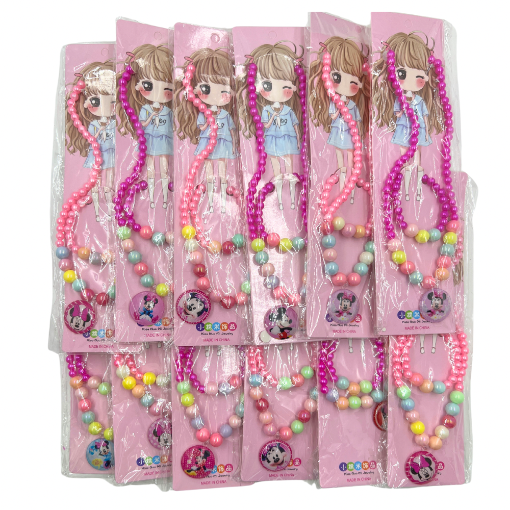 Set de cadena y pulsera x 12 set (1B-3)