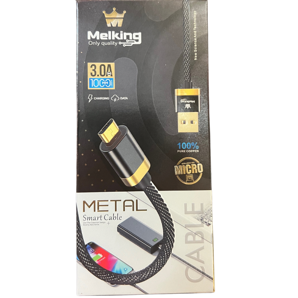 Cable Melking Micro 1m Carga Rápida