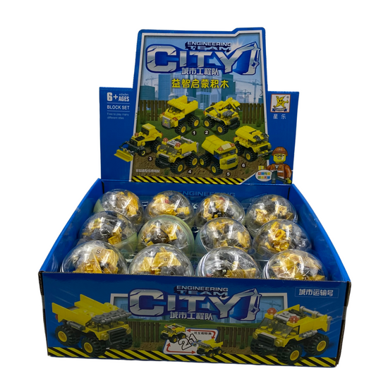 Bloques Armables City Set Tractores Cx12u (SM802A)