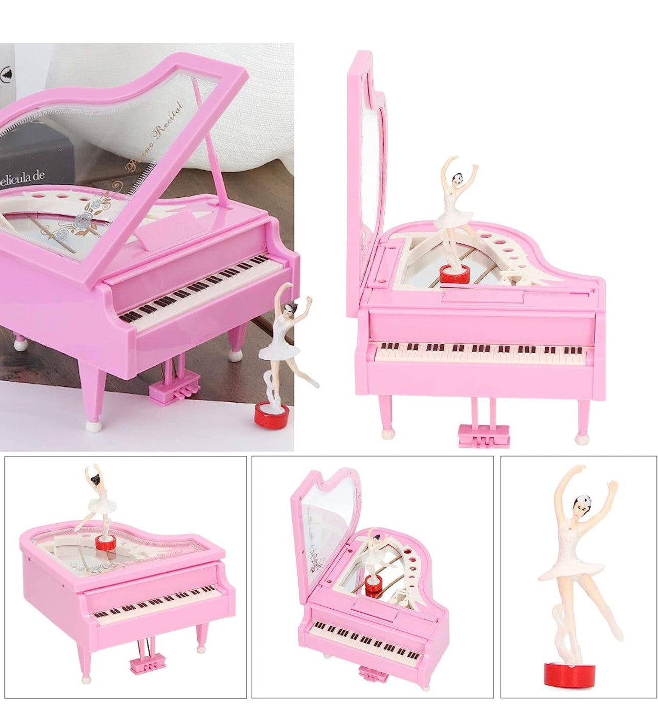 Caja Musical con bailarina de piano (BY84)