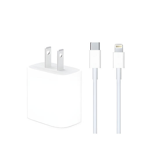 Cargador iPhone USB-C to Lightning de 25W incluye cable, 1m