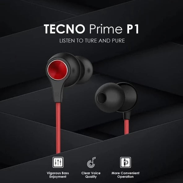 Auriculares Tecno Prime-P1